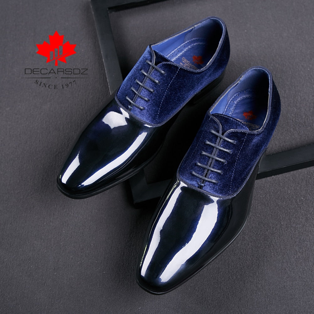 DECARSDZ Men Dress Shoes Men Spring Wedding Fashion Office High Quality Leather Comfy Business Man Formal Shoes Men Shoes