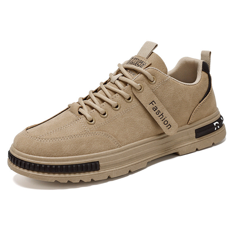 Wear resistant and anti slip construction site workwear shoes trendy and versatile shoes men's work shoes
