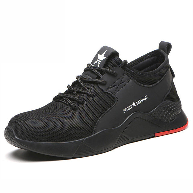 Men Boots Steel Toe Work Safety Boot Anti smashing Puncture Safety Shoes For Casual Sneaker Men Shoes Army Boots Work Shoes