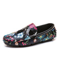 Men's Floral Loafers