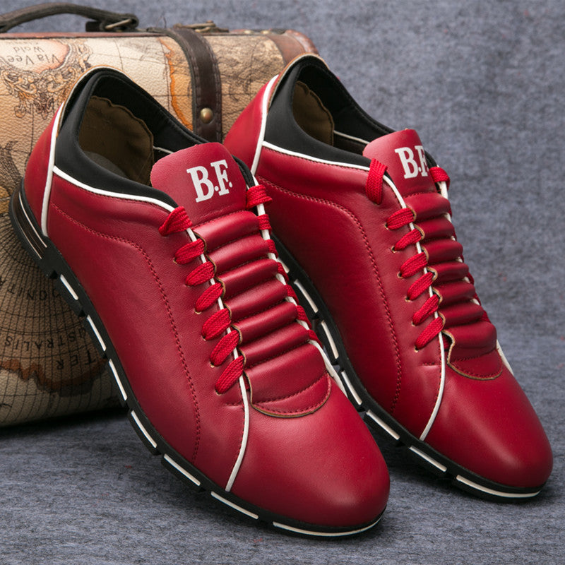 Men's casual single shoes, fashionable British sports style casual shoes
