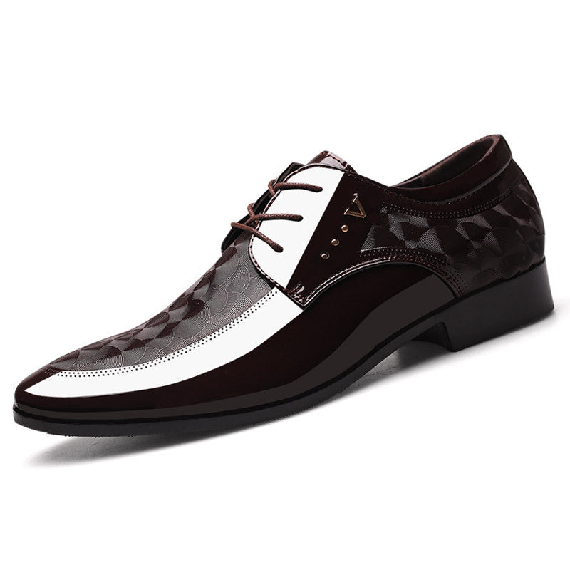 Men's Bright Leather Dress Shoes