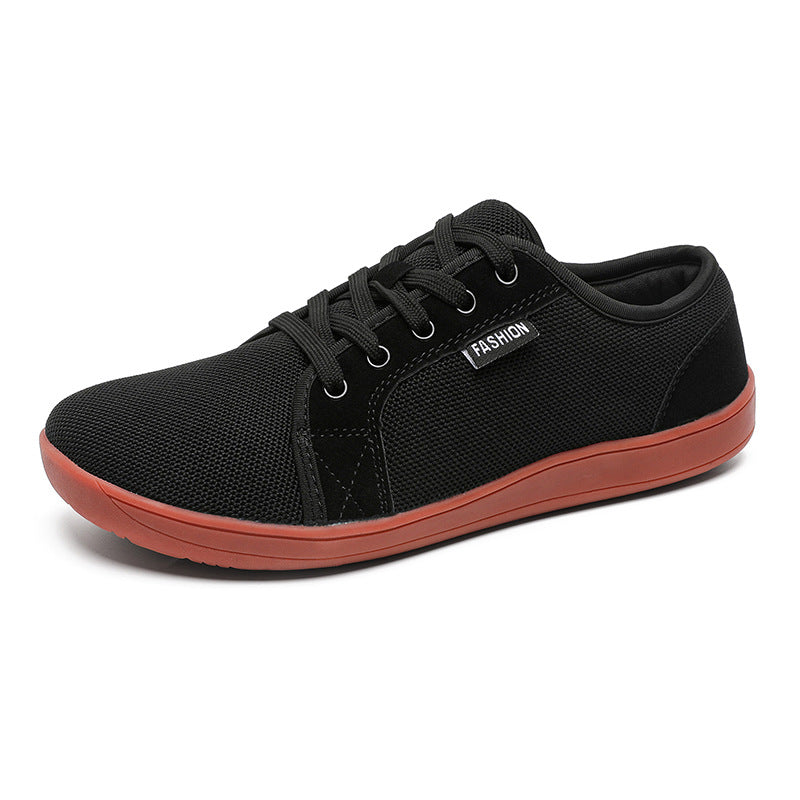 Wide Head Barefoot Shoes for Men and Women, Large Size 48, Casual Sports Shoes, Summer Breathable Mesh Shoes for Men