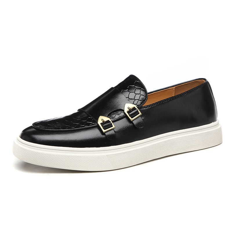 Men's Casual Leather Board Shoes