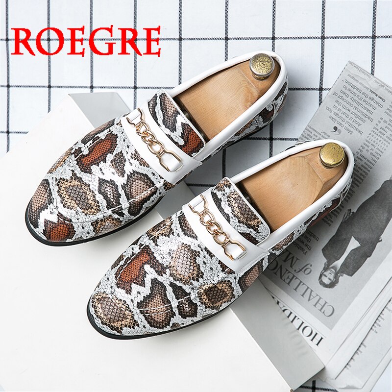 Men's Luxury Gold Oxford Shoes