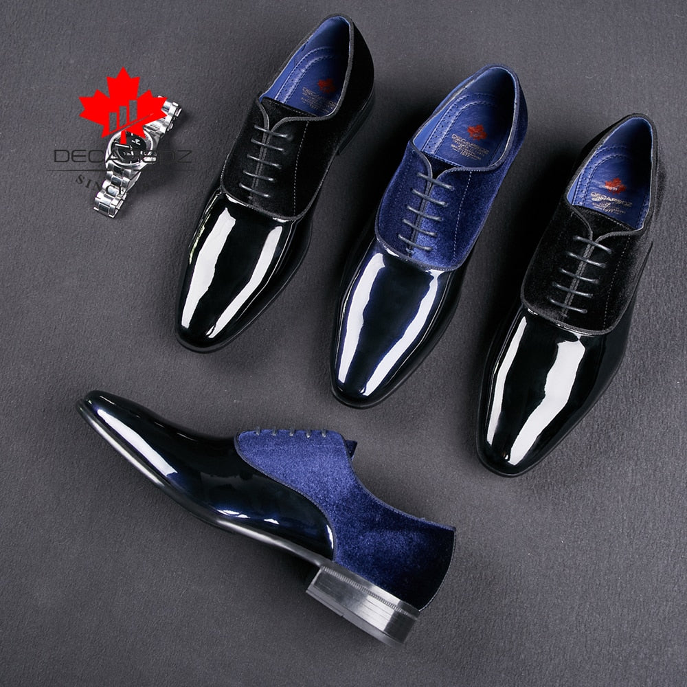 DECARSDZ Men Dress Shoes Men Spring Wedding Fashion Office High Quality Leather Comfy Business Man Formal Shoes Men Shoes