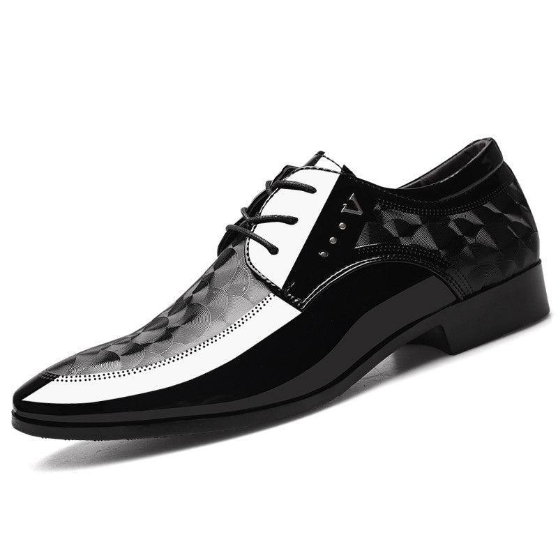 Men's Bright Leather Dress Shoes