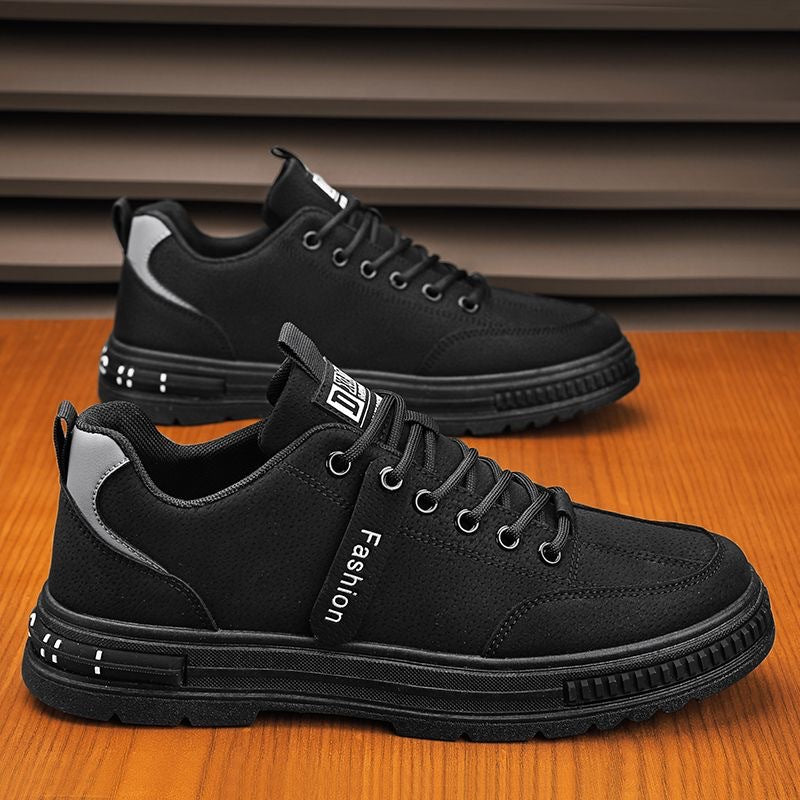 Wear resistant and anti slip construction site workwear shoes trendy and versatile shoes men's work shoes